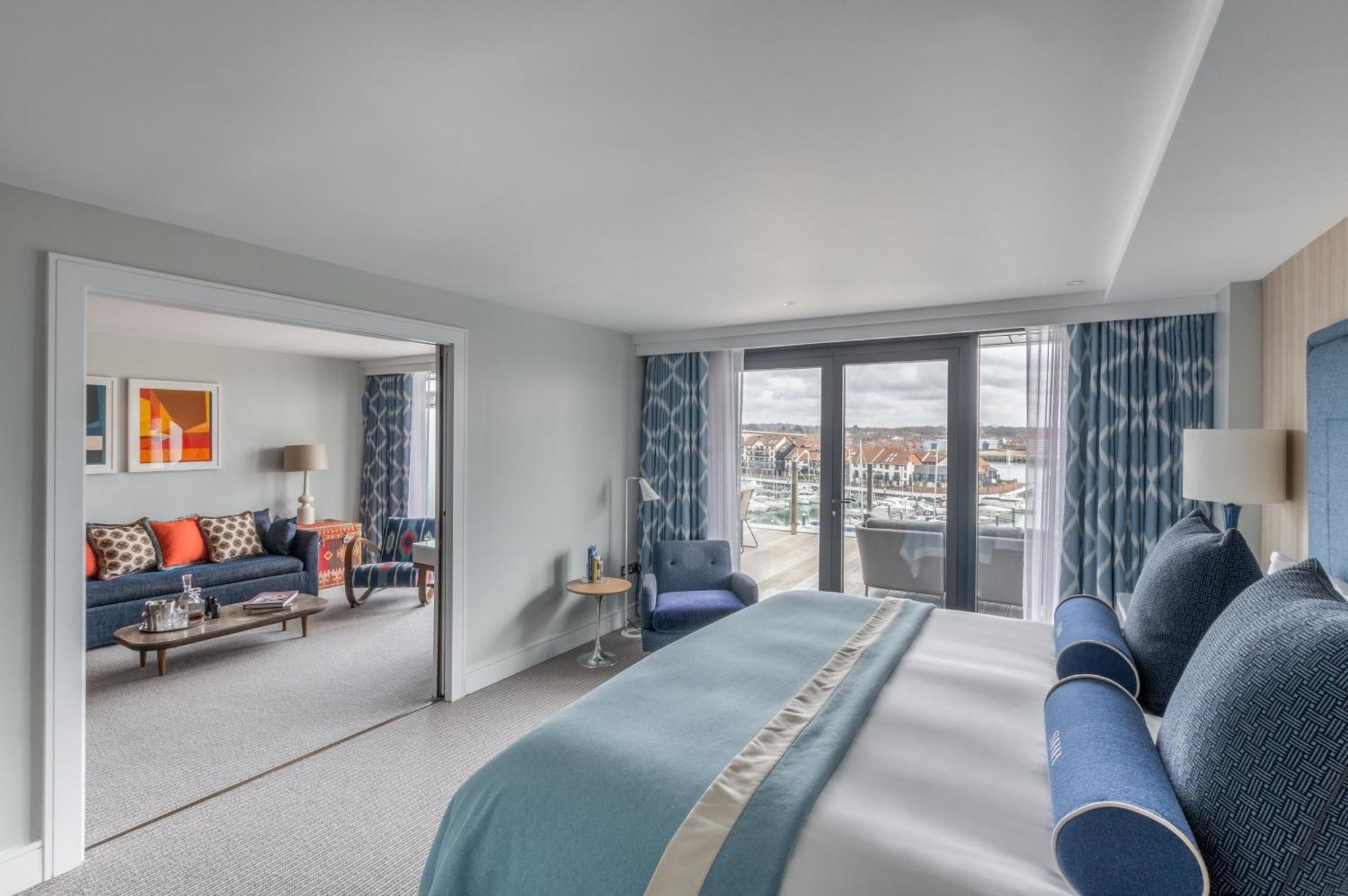 Harbour Hotel & Spa סאות'המפטון חדר תמונה A bedroom at the hotel